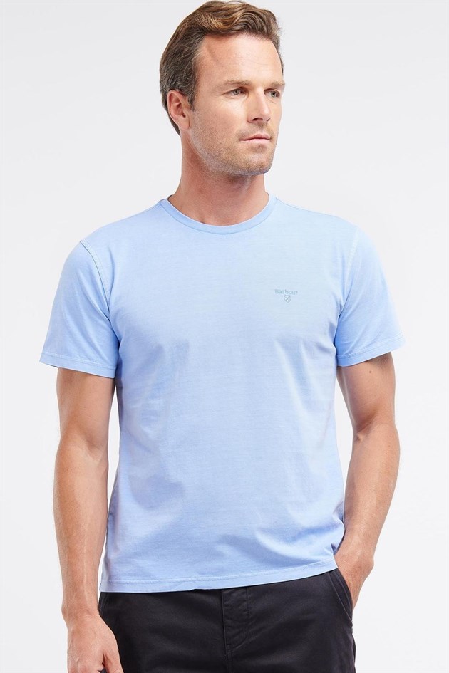 Barbour Garment Dyed T-Shirt BL32 Sky Blue