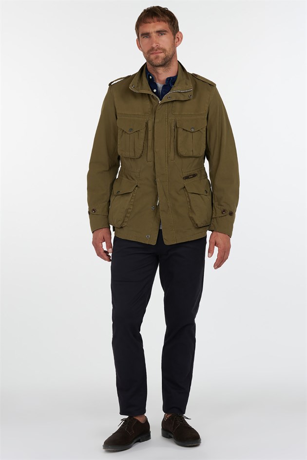 Barbour Gold Standard Overdyed Corbridge Casual OL51 Military Olive
