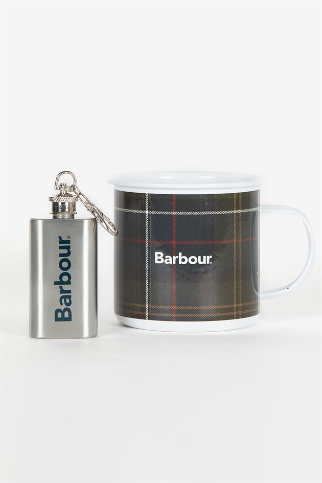 Barbour Mug And Mini Cep Şişesi TN11 Classic Tartan