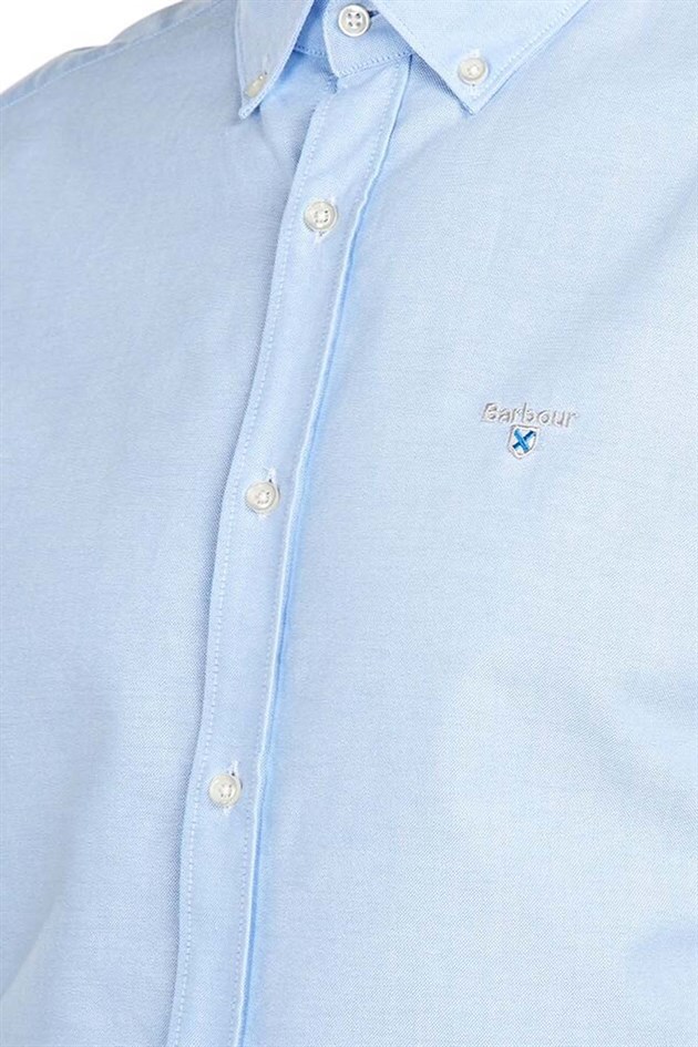 Barbour Oxford 3 Tailored Fit Shirt BL32 Sky Blue