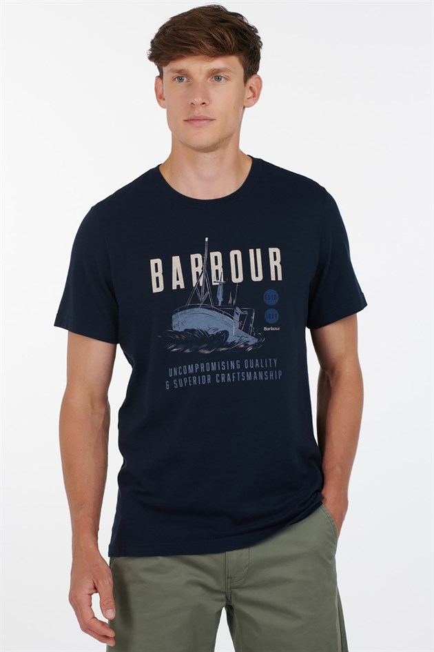 Barbour Storm T-Shirt NY91 Navy