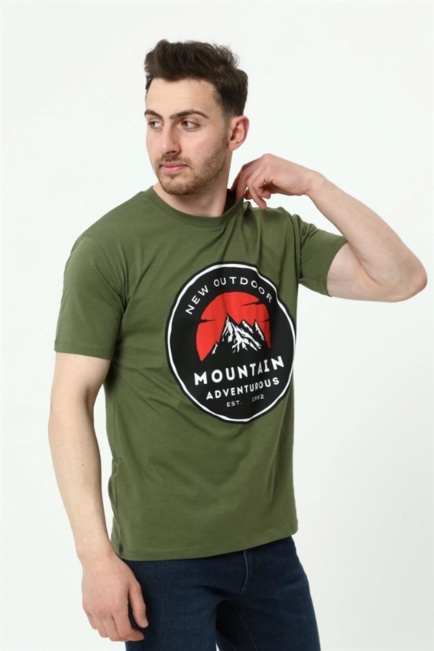 New Outdoor Adveturous T-Shirt Yeşil
